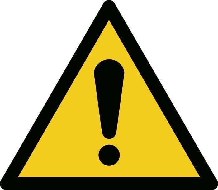 Advarselsskilt, Epoxyarbejde - Backner ApS