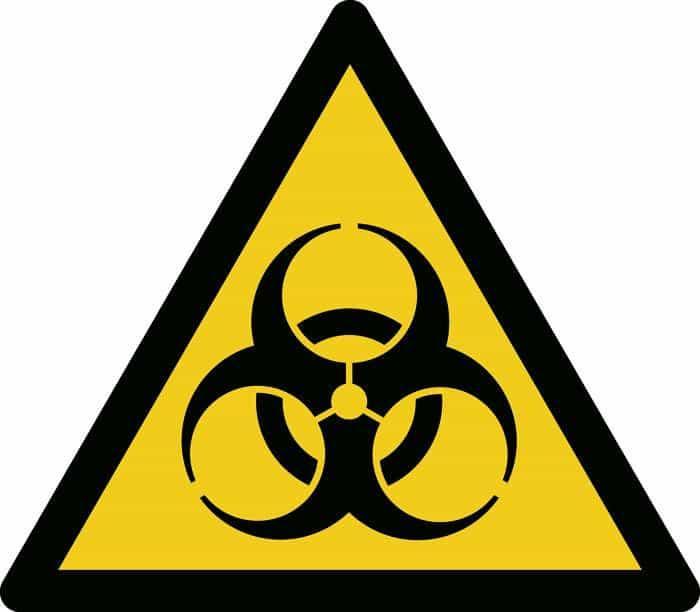 Advarselsskilt, Biologisk fare, - Backner ApS