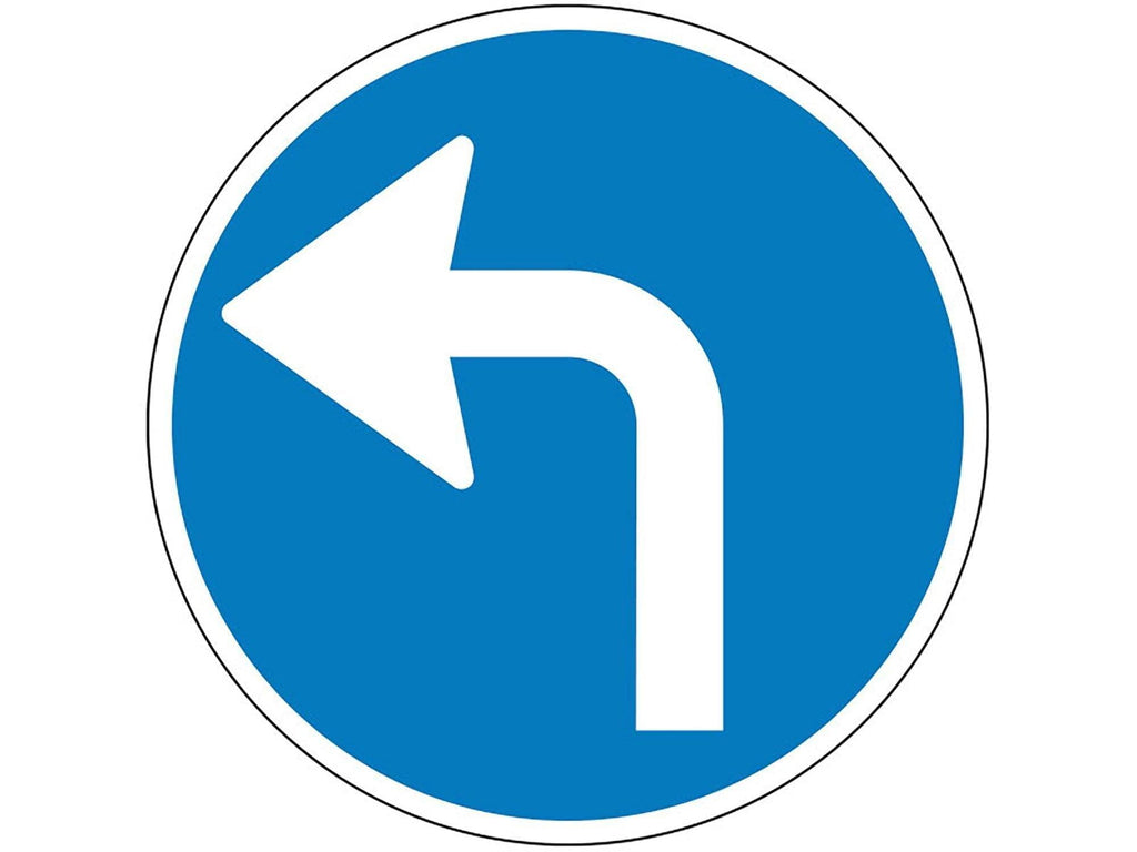Påbudstavle, Påbudt kørselsretning - Backner ApS