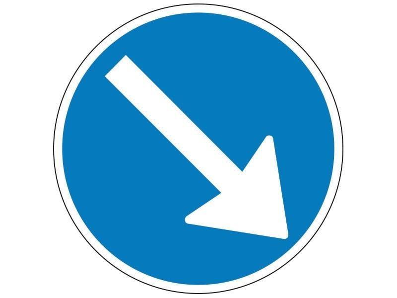 Påbudstavle, Påbudt passage - Backner ApS