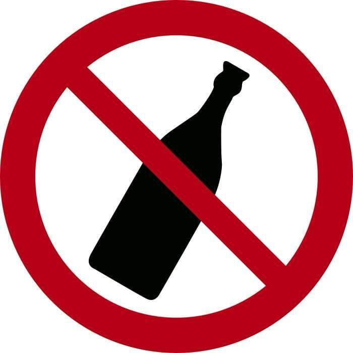 Forbudsskilt, Flasker forbudt - Backner ApS