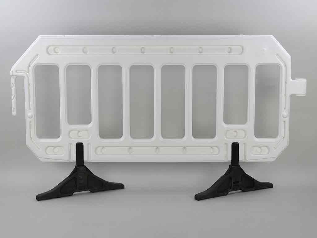 Afspærringsgitter, Hvid, reflekser 1000 x 2000 - Backner ApS