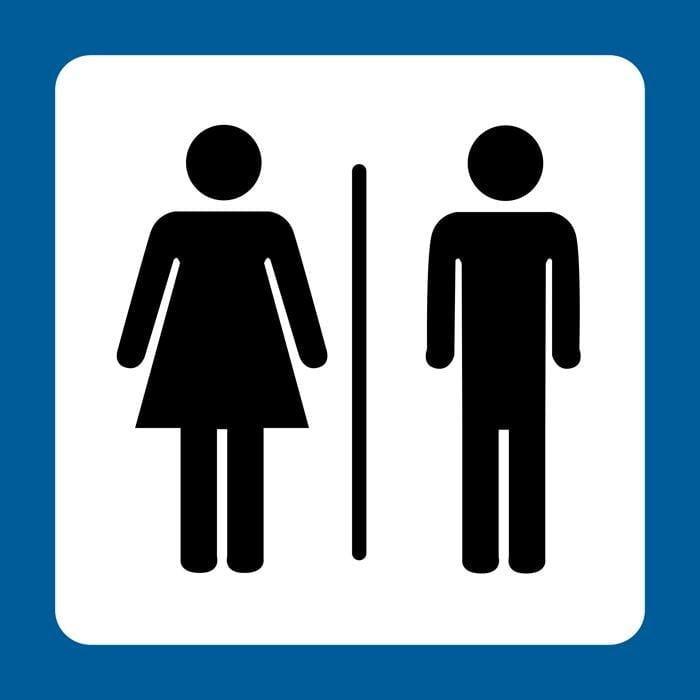 Piktogr. Herre/dametoilet, - Backner ApS