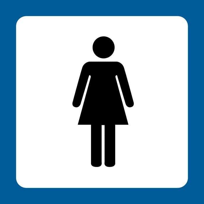 Piktogr. Dametoilet, - Backner ApS