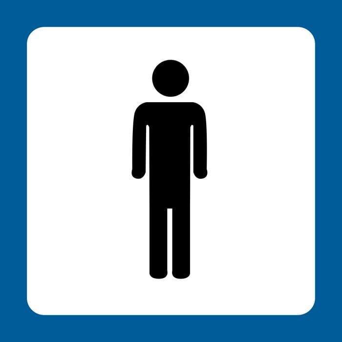 Piktogr. Herretoilet, - Backner ApS