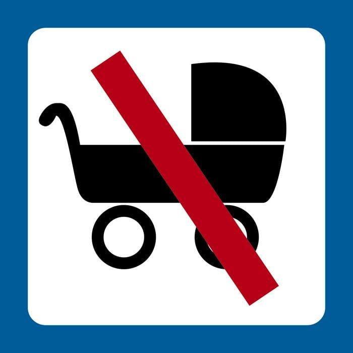 Piktogr. Barnevogn forbudt - Backner ApS