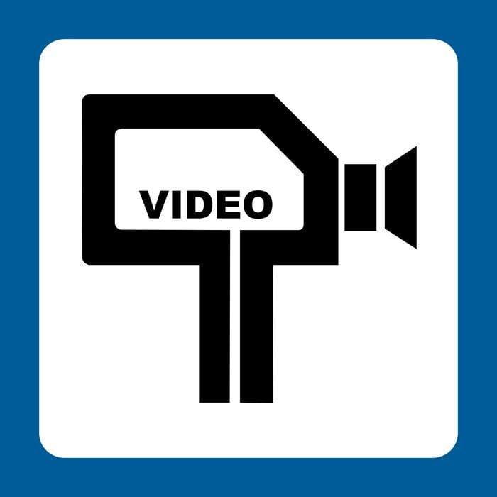 Piktogr. Videoovervågning, - Backner ApS