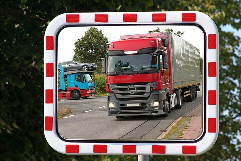 Trafikspejl TM AC firkantet - Backner ApS