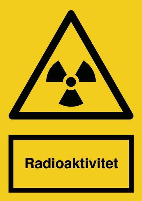 Advarselsskilt, Radioaktivitet - Backner ApS