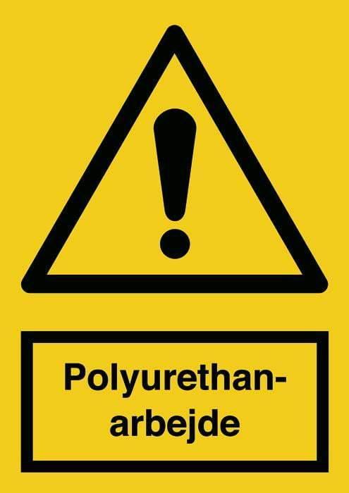 Advarselsskilt, Polyurethanarb. - Backner ApS