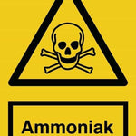 Advarselsskilt, Ammoniak, - Backner ApS