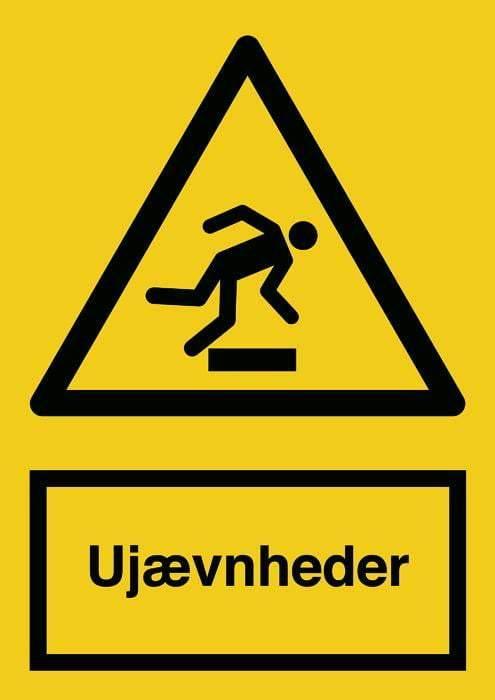 Advarselsskilt, Ujævnheder - Backner ApS