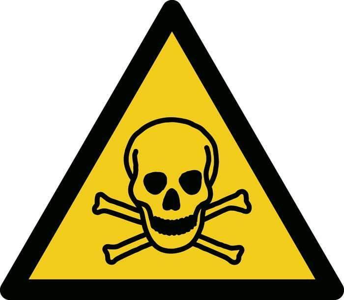 Advarselsskilt, Giftfare v/NPK, - Backner ApS