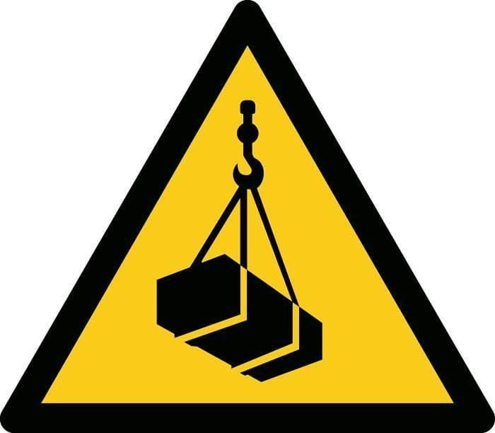 Advarselsskilt, Fjernstyret kran - Backner ApS