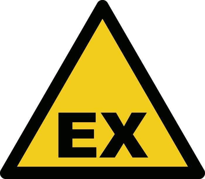 Advarselsskilt, Eksplosionsfare - Backner ApS