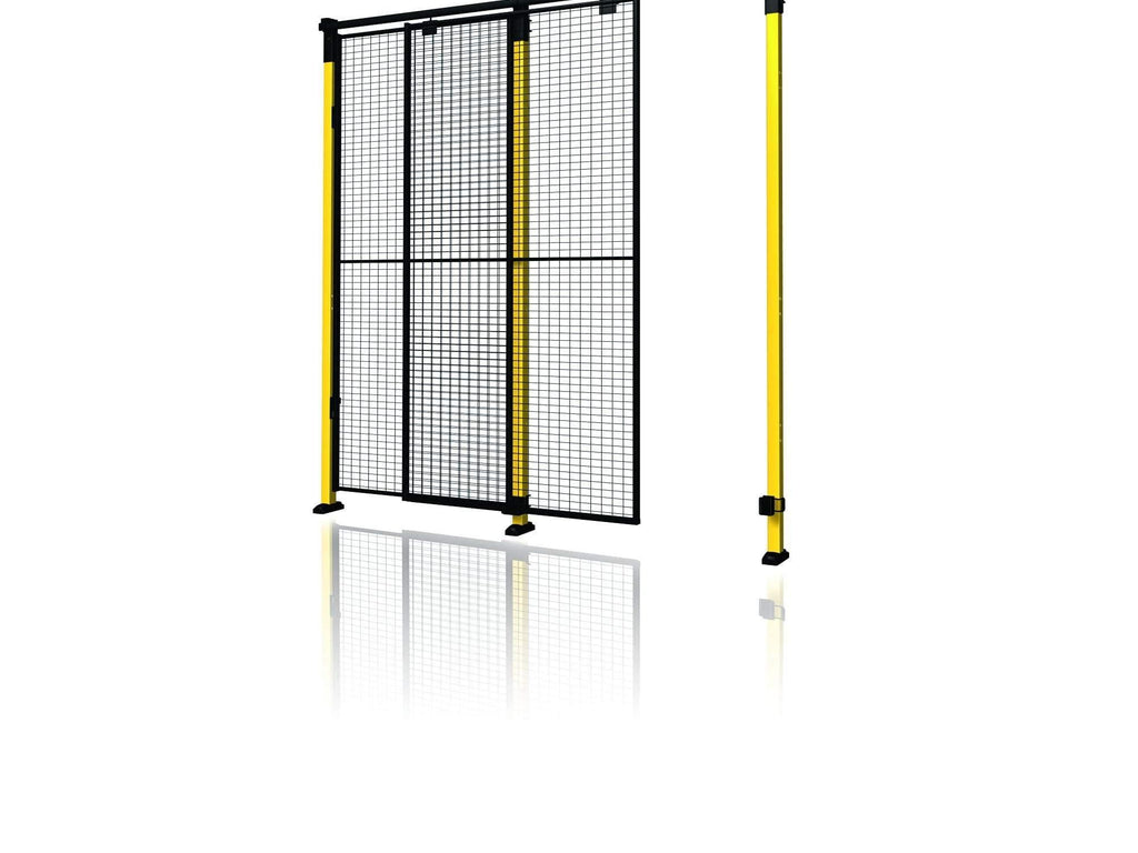 Enkelskydedør beslagpakke H 2300 B 3100 mm - Backner ApS