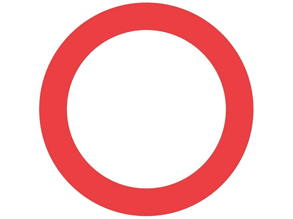 Forbudstavle, kørsel i begge retninger forbudt - Backner ApS