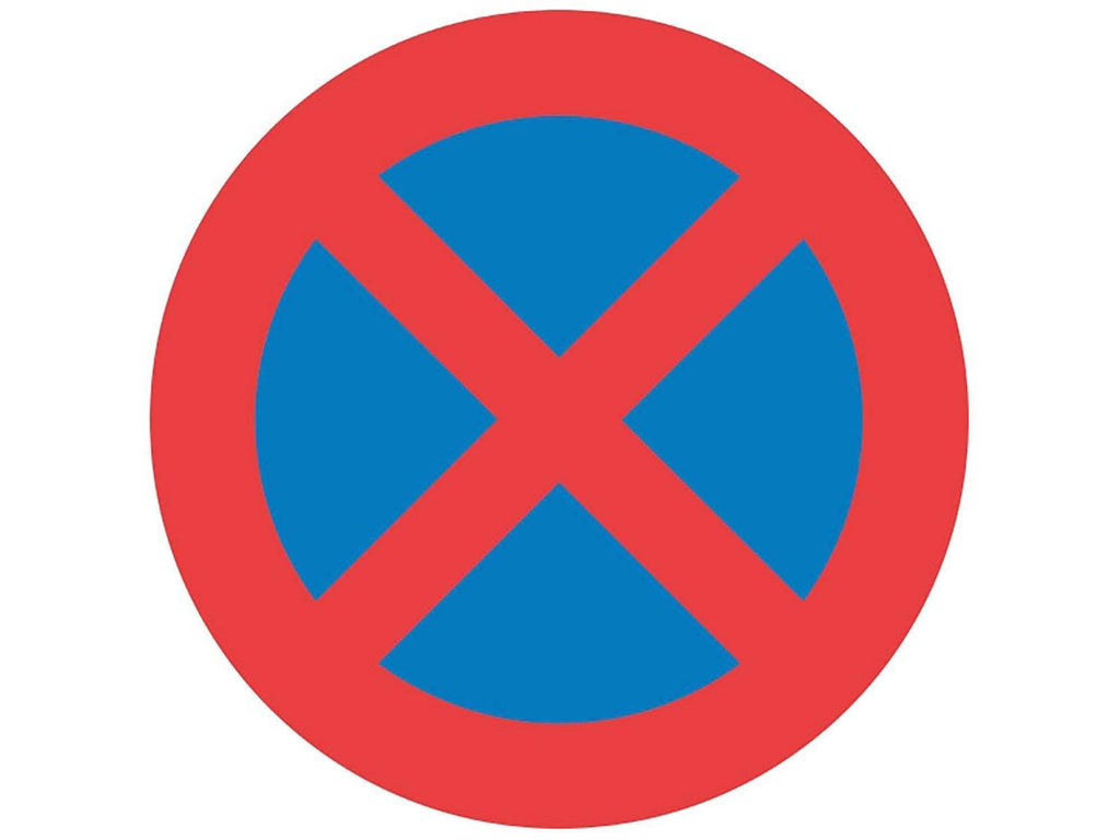 Forbudstavle, Standsning / Parkering forbudt - Backner ApS