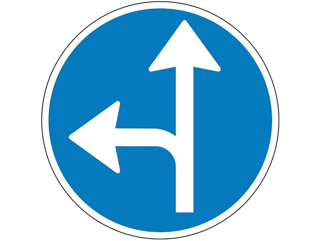 Påbudstavle, Påbudt kørselsretning - Backner ApS