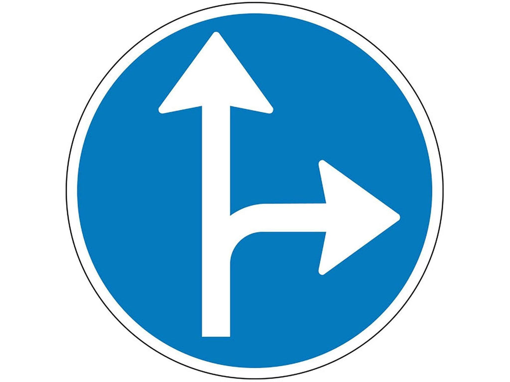 Påbudstavle, Påbudt kørselsretning - Backner ApS