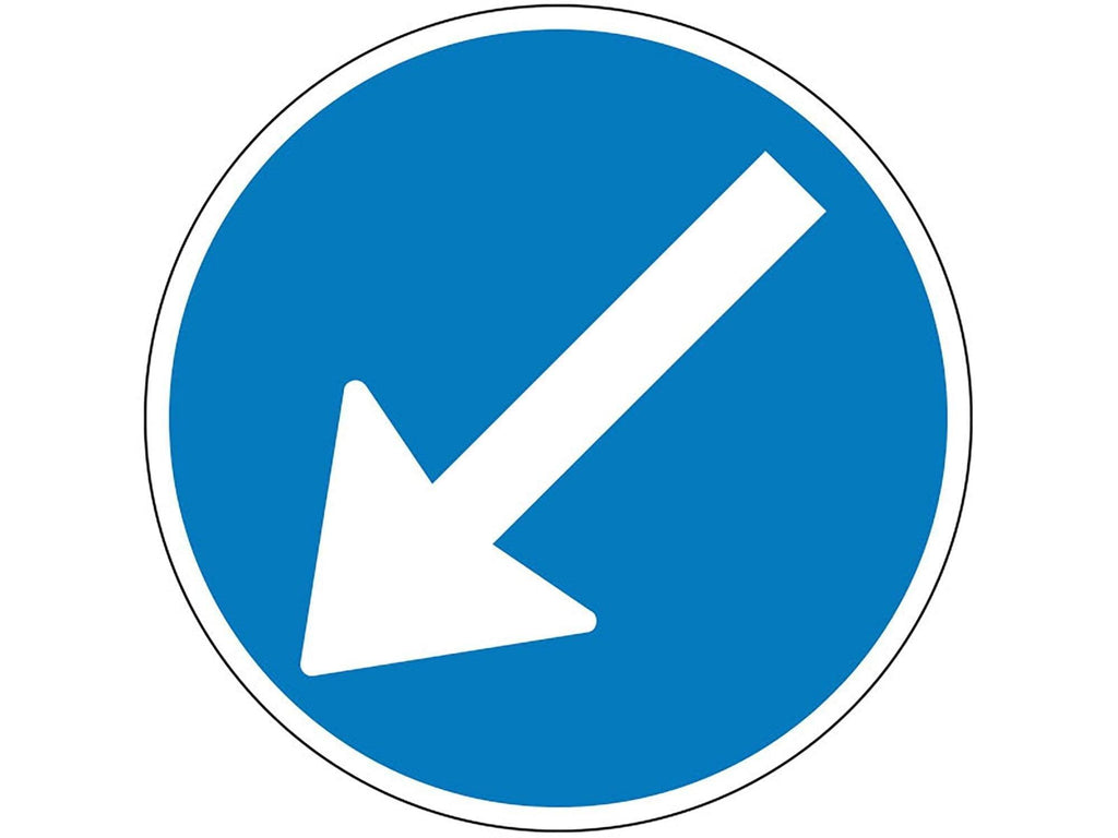 Påbudstavle, Påbudt passage - Backner ApS