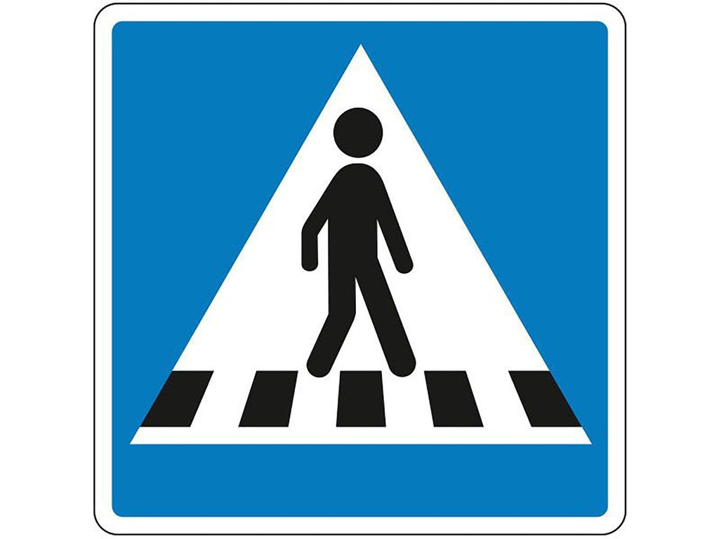 Oplysingstavler, Fodgængerfelt højrevendt - Backner ApS