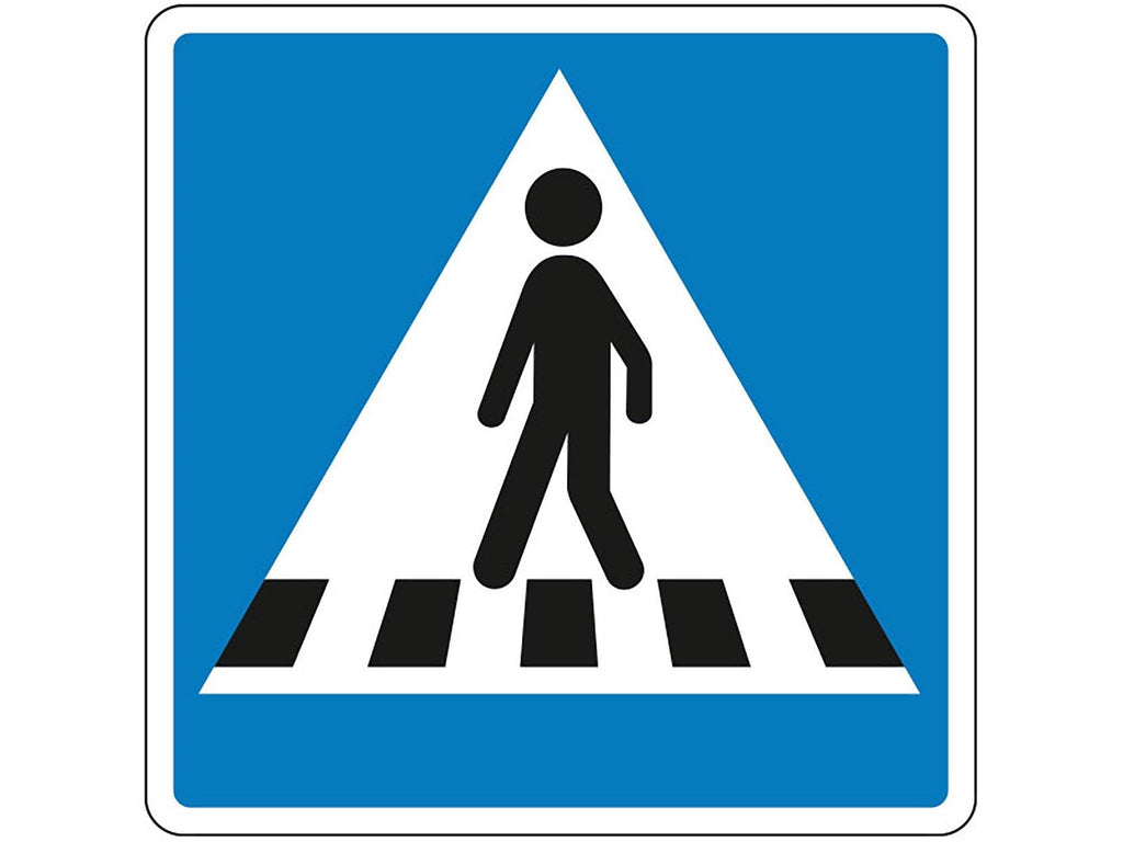 Oplysingstavler, Fodgængerfelt venstrevendt - Backner ApS
