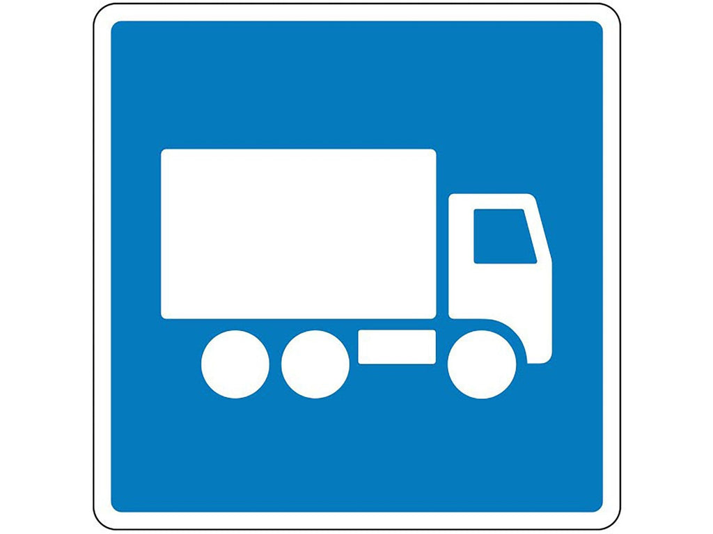 Oplysingstavler, Anbefalet rute for lastbiler H - Backner ApS