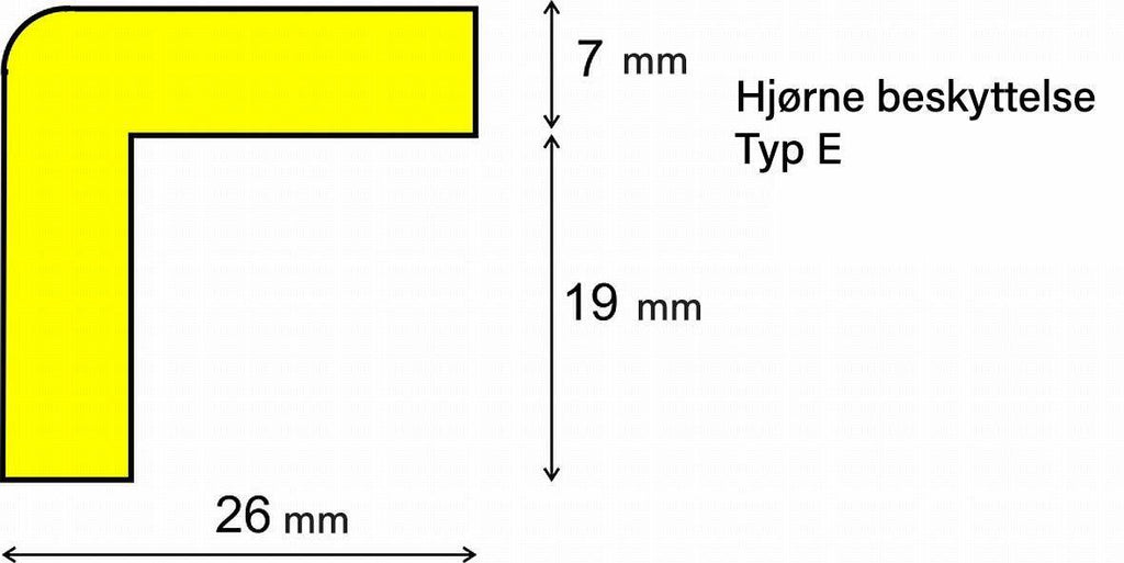 Hjørneprofil Typ E - Backner ApS