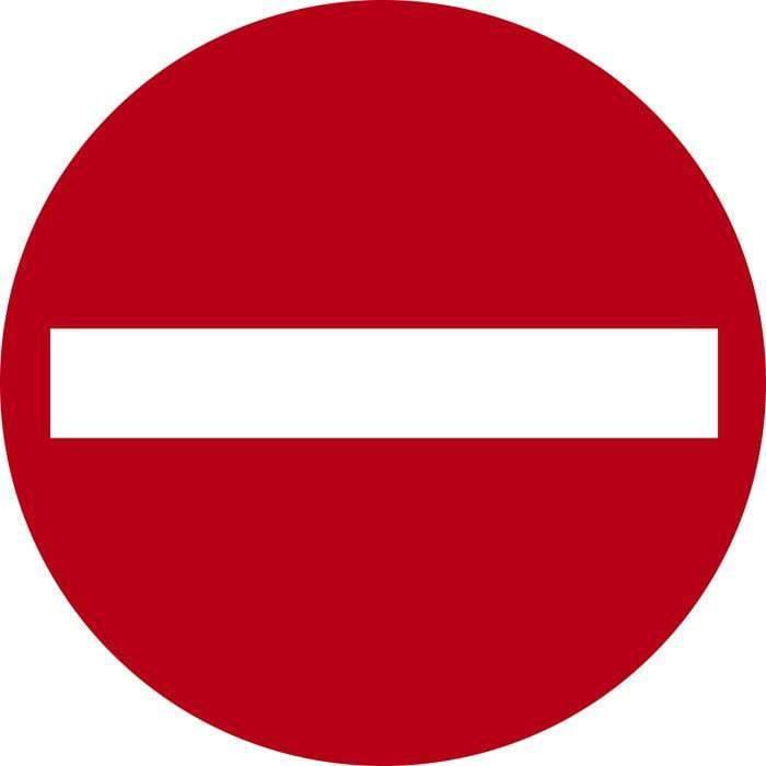 Forbudsskilt, Ingen adgang - Backner ApS