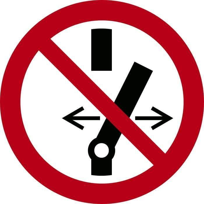 Forbudsskilt, Åben. Ikke tilladt - Backner ApS