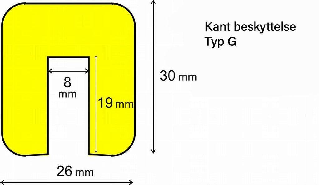 Kantprofil Typ G - Backner ApS