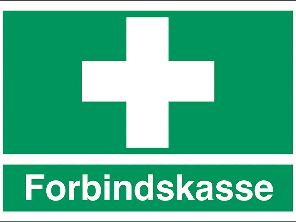 Henv. skilt, Forbindskasse, - Backner ApS