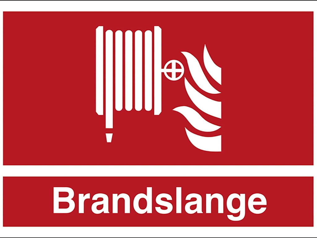 Brandskilt, Brandslange, - Backner ApS
