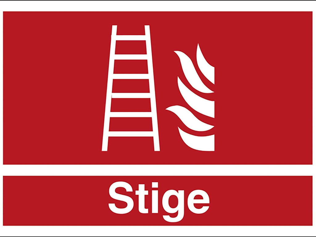 Brandskilt, Brandstige, - Backner ApS