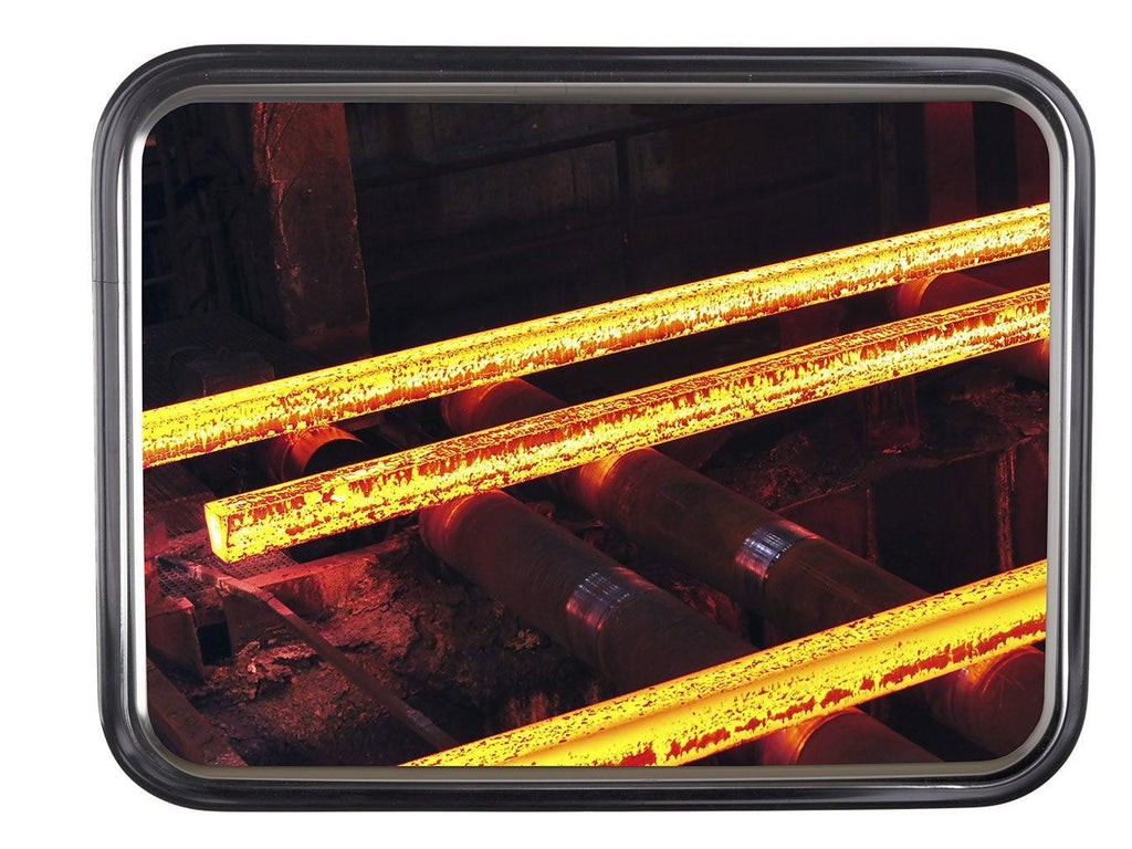 Stålspejl HF IN firkantet - Backner ApS