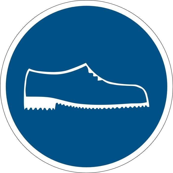 Påbudsskilt, Antistatisk fodtøj påbudt - Backner ApS