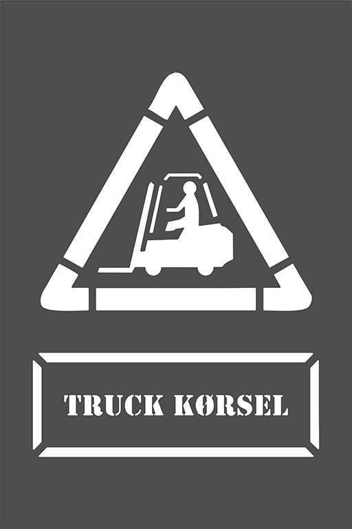 Kunststofskabelon, Truck - Backner ApS