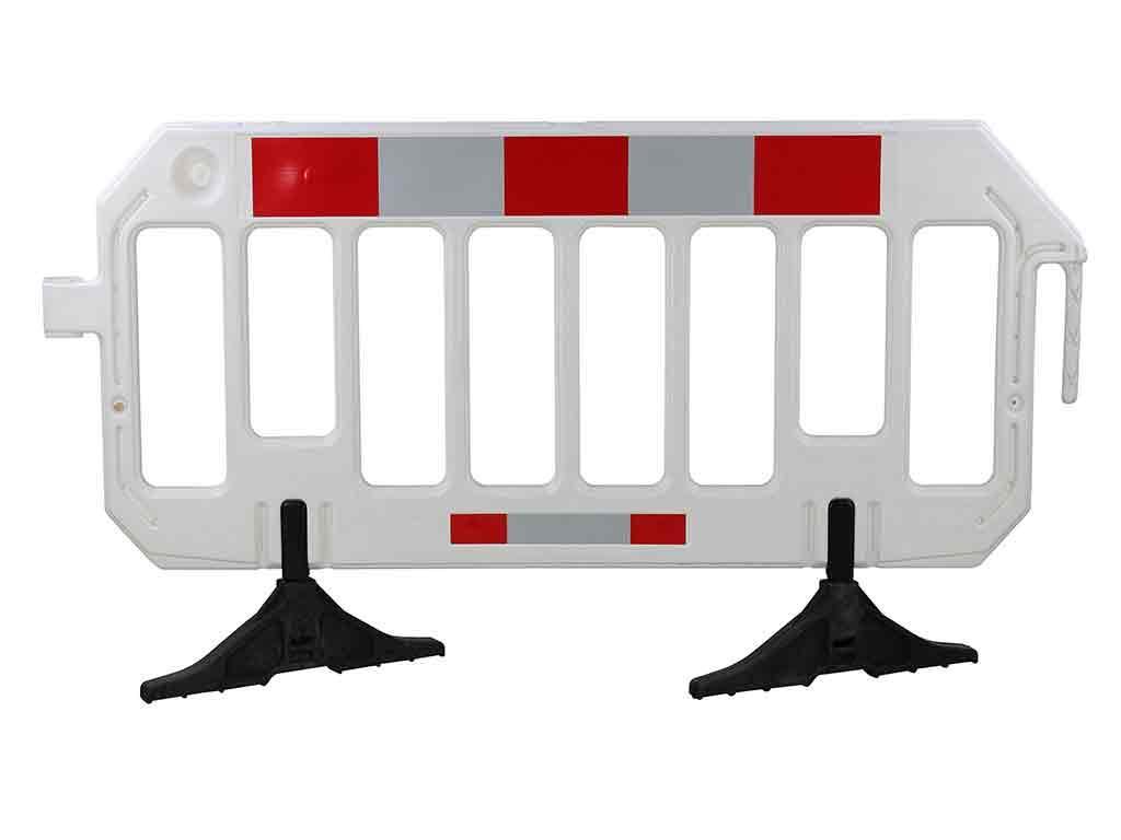 Afspærringsgitter, Hvid, reflekser 1000 x 2000 - Backner ApS