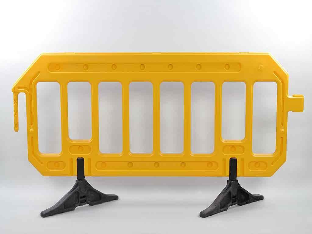 Afspærringsgitter, Gul, reflekser 1000 x 2000 - Backner ApS