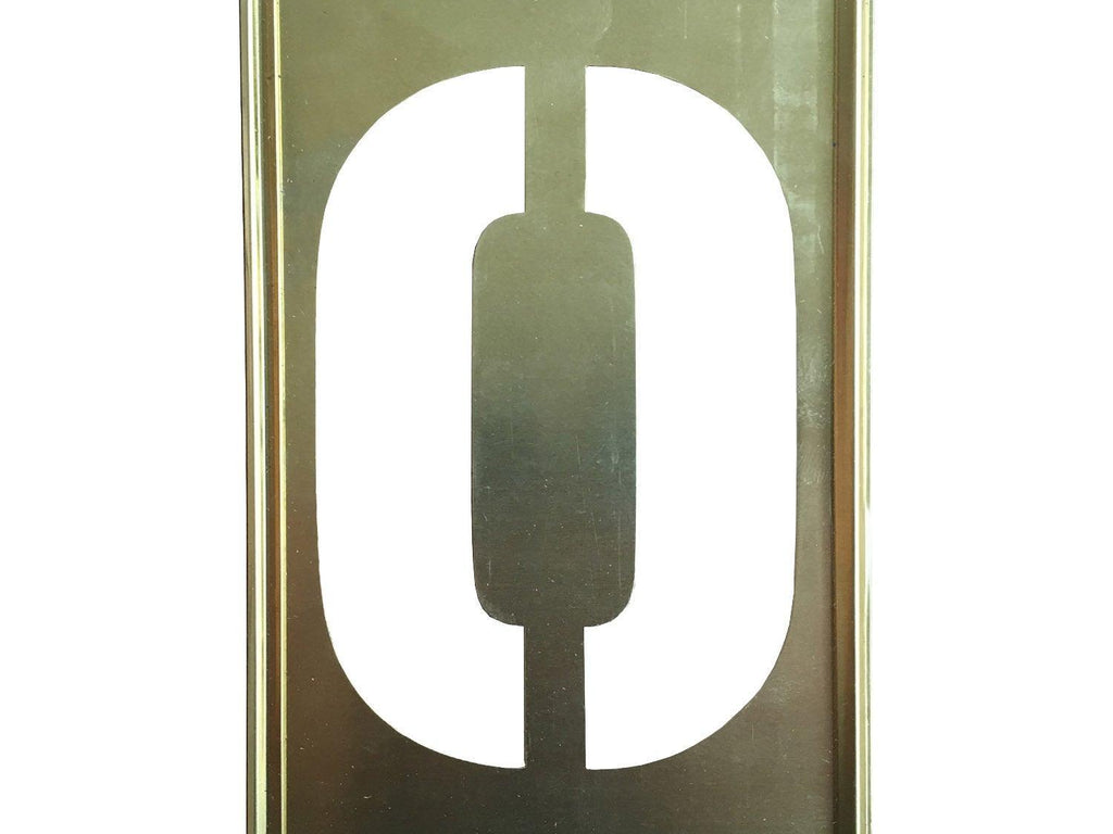 Messingskabelon, Tal 0-9, Box - Backner ApS