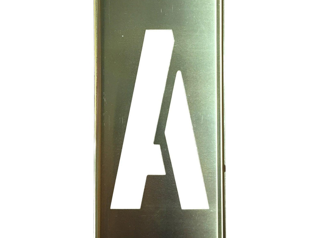 Messingskabelon, Bogstaver A-Z, Box - Backner ApS