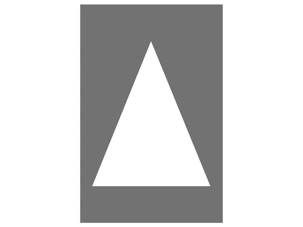 Kunststofskabelon, Hajtand - Backner ApS